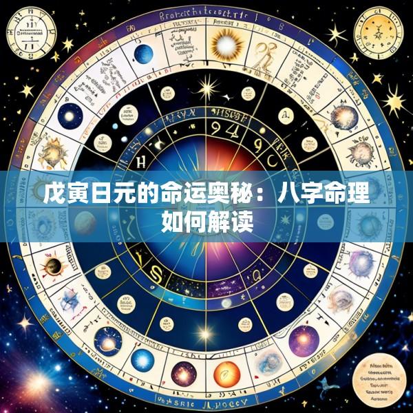 戊寅日元的命运奥秘：八字命理如何解读