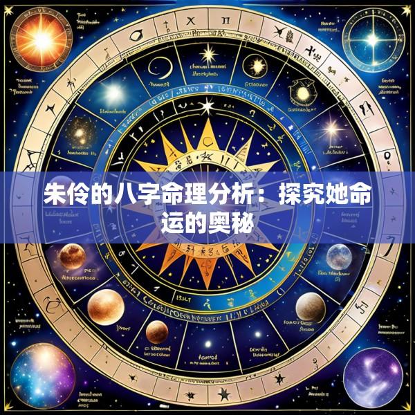 朱伶的八字命理分析：探究她命运的奥秘