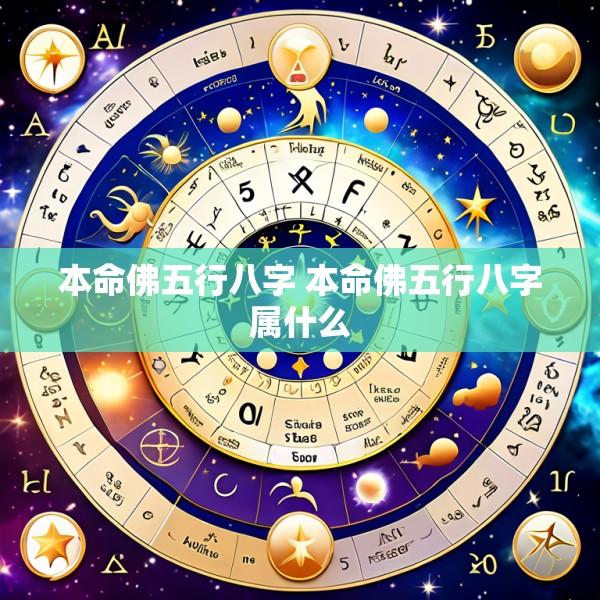 本命佛五行八字 本命佛五行八字属什么