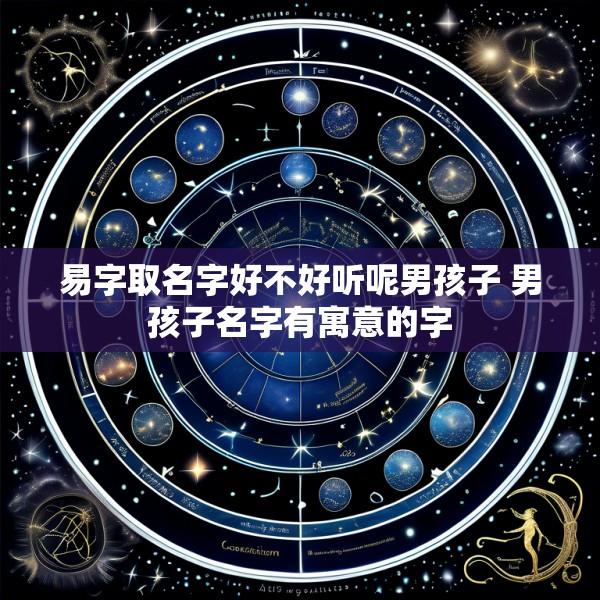 易字取名字好不好听呢男孩子 男孩子名字有寓意的字