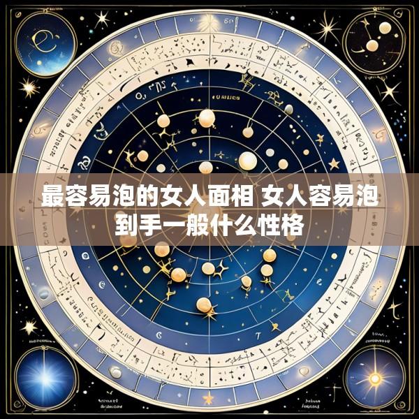最容易泡的女人面相 女人容易泡到手一般什么性格