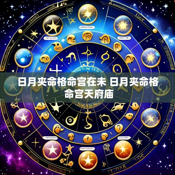 日月夹命格命宫在未 日月夹命格 命宫天府庙