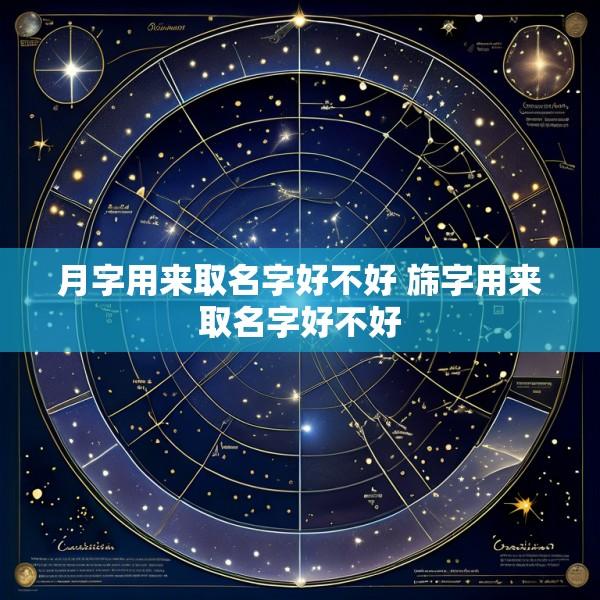 月字用来取名字好不好 旆字用来取名字好不好
