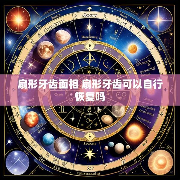 扇形牙齿面相 扇形牙齿可以自行恢复吗