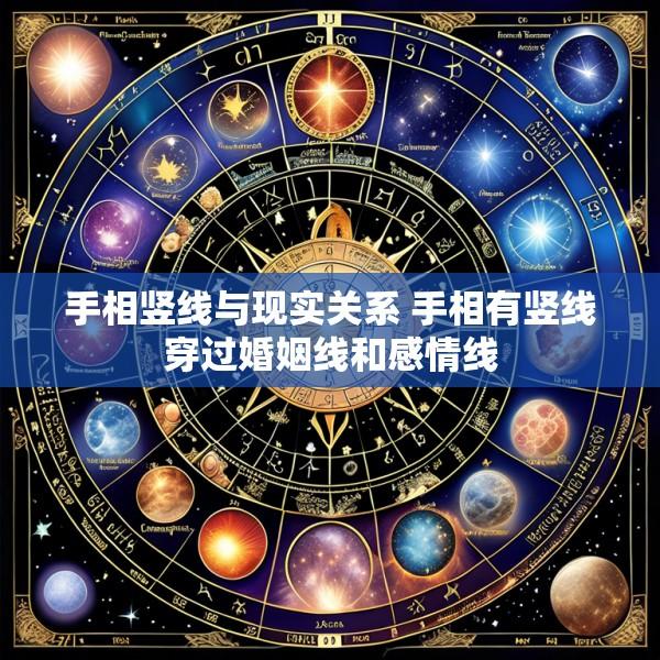 手相竖线与现实关系 手相有竖线穿过婚姻线和感情线