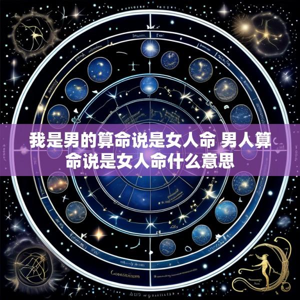 我是男的算命说是女人命 男人算命说是女人命什么意思