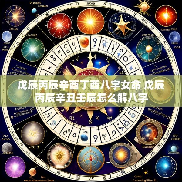 戊辰丙辰辛酉丁酉八字女命 戊辰丙辰辛丑壬辰怎么解八字
