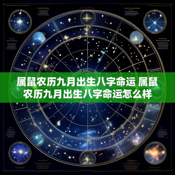 属鼠农历九月出生八字命运 属鼠农历九月出生八字命运怎么样
