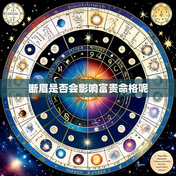 断眉是否会影响富贵命格呢