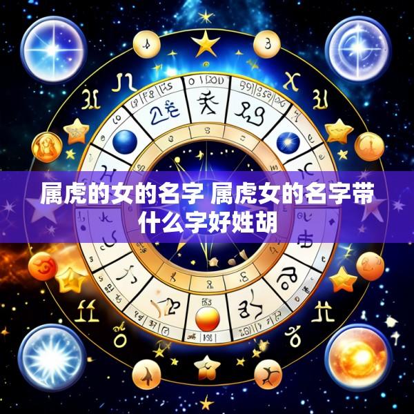 属虎的女的名字 属虎女的名字带什么字好姓胡