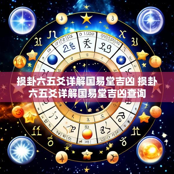损卦六五爻详解国易堂吉凶 损卦六五爻详解国易堂吉凶查询