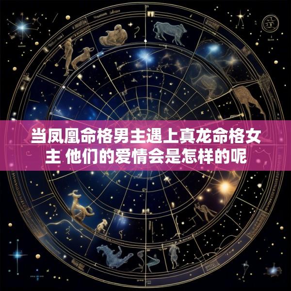 当凤凰命格男主遇上真龙命格女主 他们的爱情会是怎样的呢