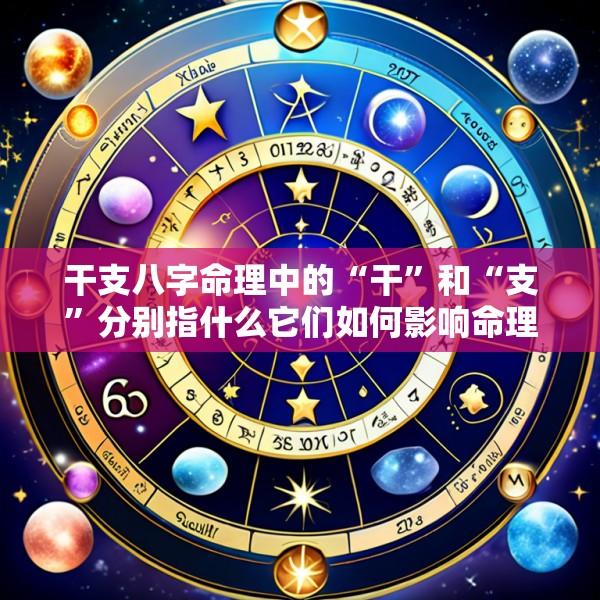 干支八字命理中的“干”和“支”分别指什么它们如何影响命理分析