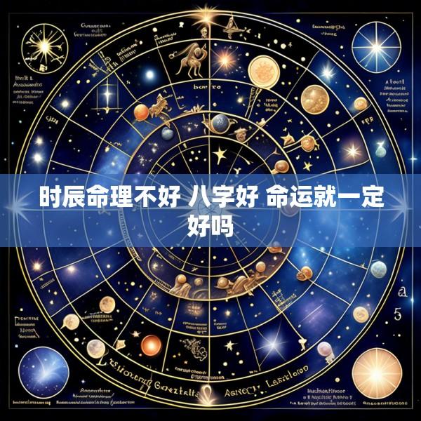 时辰命理不好 八字好 命运就一定好吗