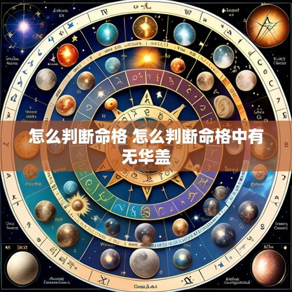 怎么判断命格 怎么判断命格中有无华盖