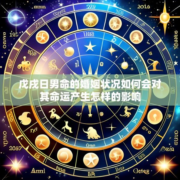 戊戌日男命的婚姻状况如何会对其命运产生怎样的影响