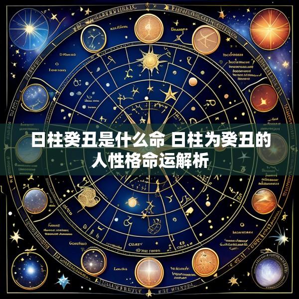 日柱癸丑是什么命 日柱为癸丑的人性格命运解析