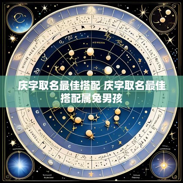 庆字取名最佳搭配 庆字取名最佳搭配属兔男孩