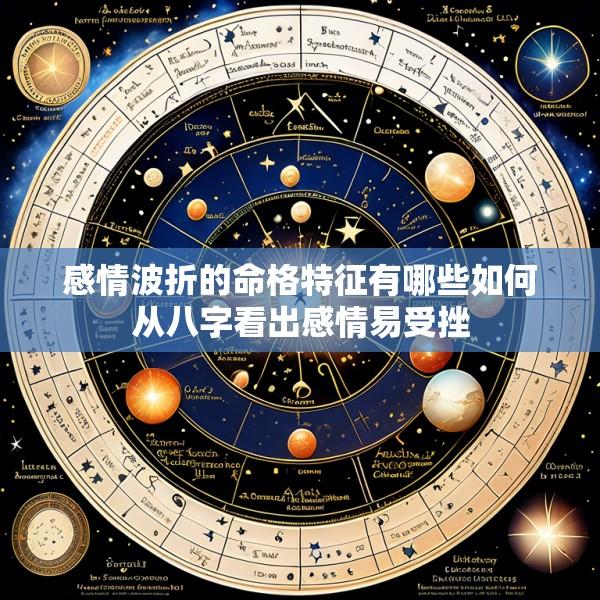感情波折的命格特征有哪些如何从八字看出感情易受挫