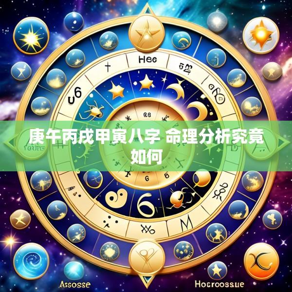 庚午丙戌甲寅八字 命理分析究竟如何