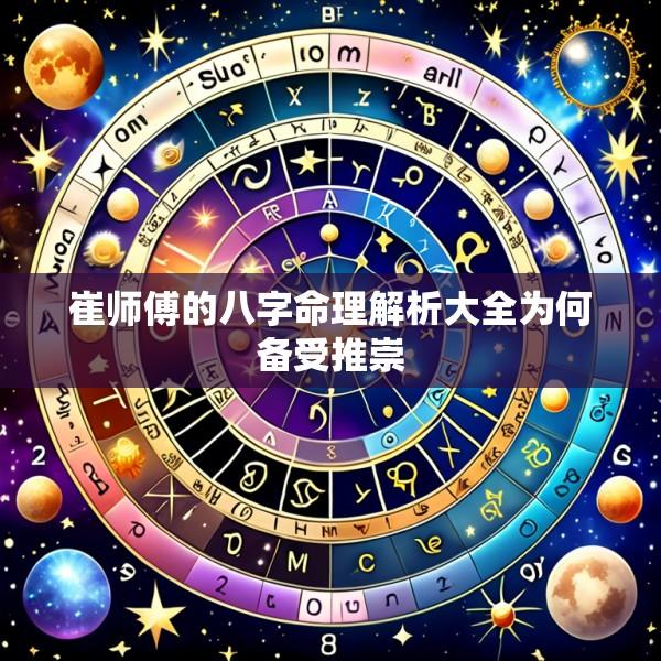 崔师傅的八字命理解析大全为何备受推崇