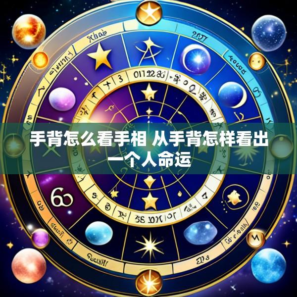 手背怎么看手相 从手背怎样看出一个人命运