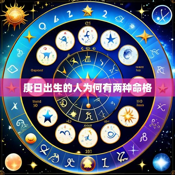 庚日出生的人为何有两种命格