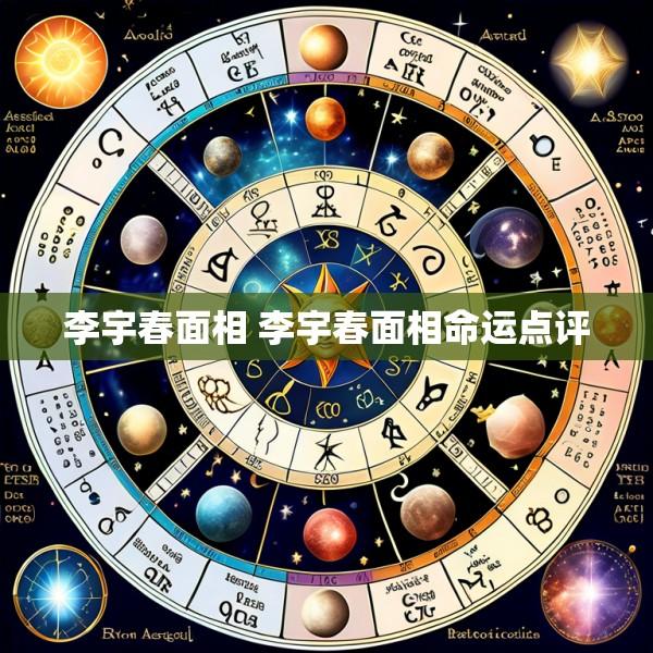 李宇春面相 李宇春面相命运点评