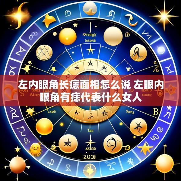 左内眼角长痣面相怎么说 左眼内眼角有痣代表什么女人