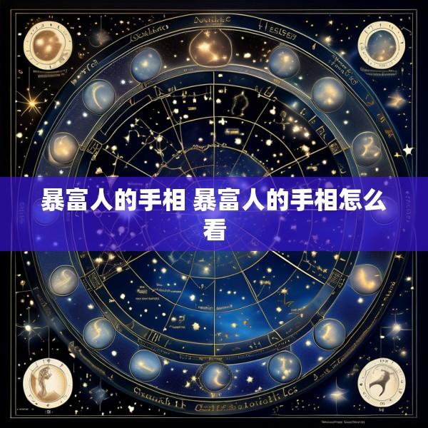 暴富人的手相 暴富人的手相怎么看