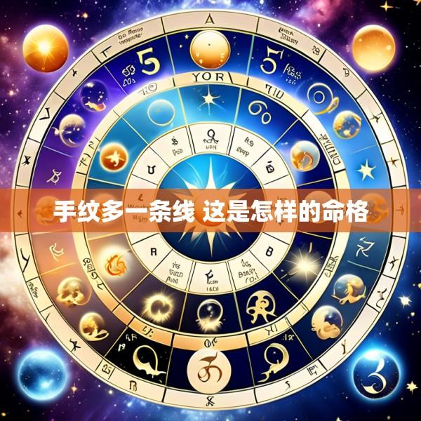 手纹多一条线 这是怎样的命格