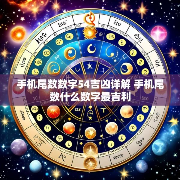 手机尾数数字54吉凶详解 手机尾数什么数字最吉利