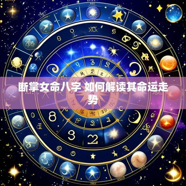 断掌女命八字 如何解读其命运走势