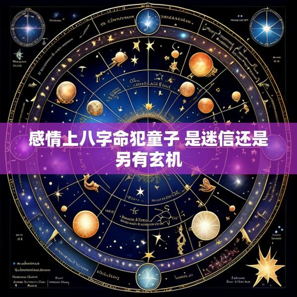 感情上八字命犯童子 是迷信还是另有玄机