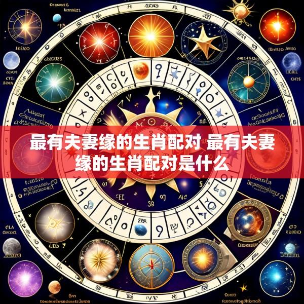 最有夫妻缘的生肖配对 最有夫妻缘的生肖配对是什么