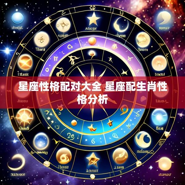 星座性格配对大全 星座配生肖性格分析