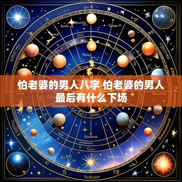 怕老婆的男人八字 怕老婆的男人最后有什么下场