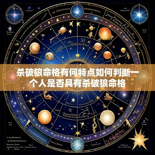 杀破狼命格有何特点如何判断一个人是否具有杀破狼命格