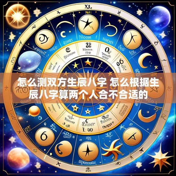 怎么测双方生辰八字 怎么根据生辰八字算两个人合不合适的