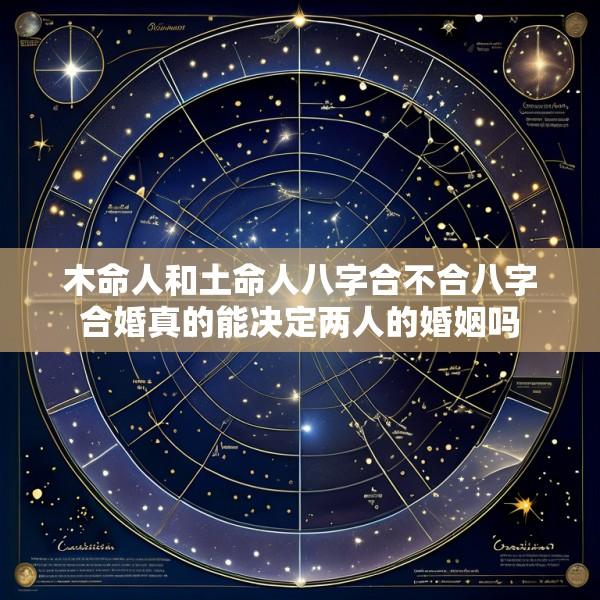 木命人和土命人八字合不合八字合婚真的能决定两人的婚姻吗