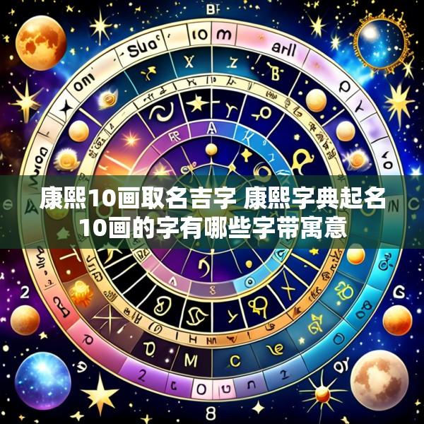 康熙10画取名吉字 康熙字典起名10画的字有哪些字带寓意