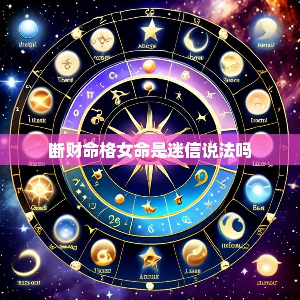 断财命格女命是迷信说法吗
