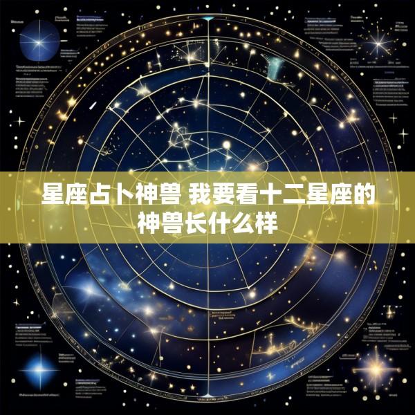 星座占卜神兽 我要看十二星座的神兽长什么样