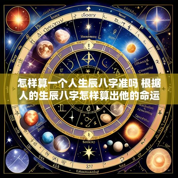 怎样算一个人生辰八字准吗 根据人的生辰八字怎样算出他的命运