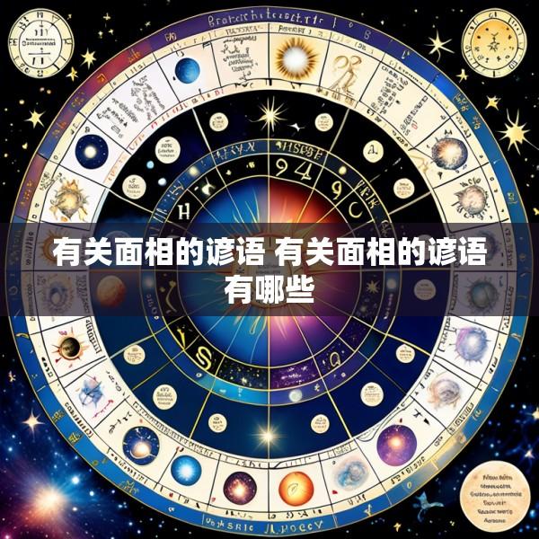 有关面相的谚语 有关面相的谚语有哪些