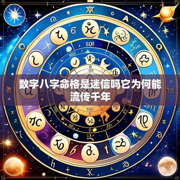 数字八字命格是迷信吗它为何能流传千年
