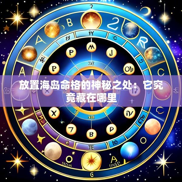 放置海岛命格的神秘之处：它究竟藏在哪里
