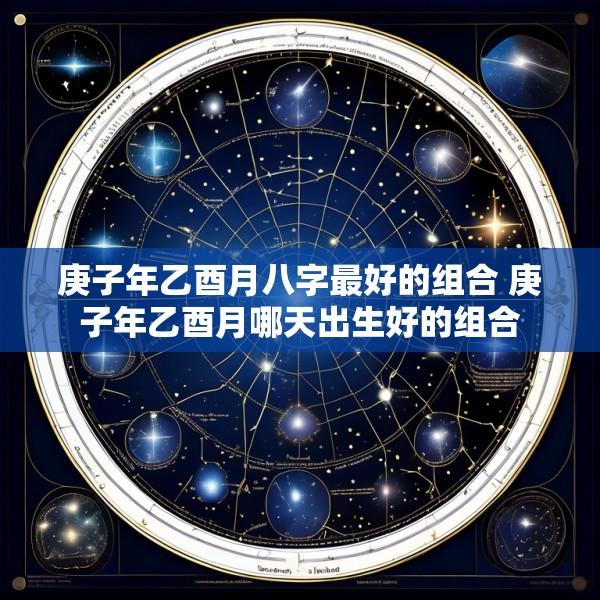 庚子年乙酉月八字最好的组合 庚子年乙酉月哪天出生好的组合