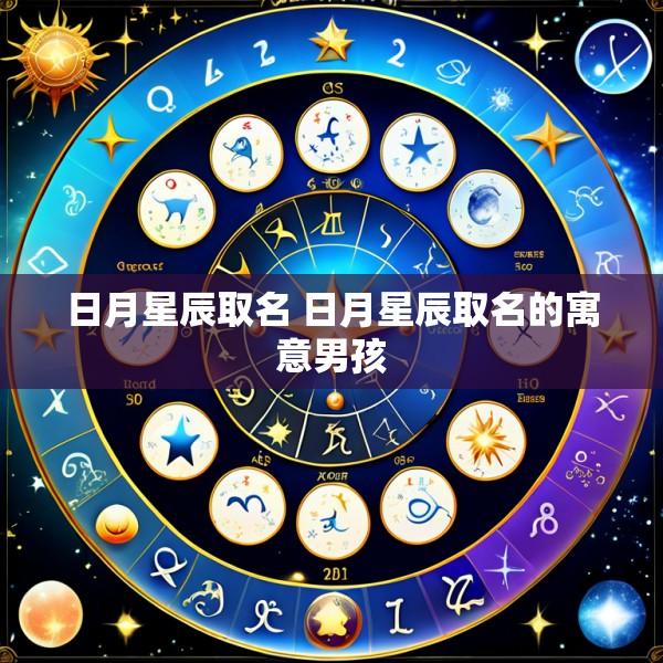 日月星辰取名 日月星辰取名的寓意男孩