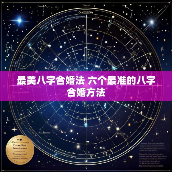 最美八字合婚法 六个最准的八字合婚方法